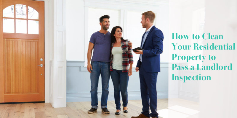 happy couple showing the house to property inspector