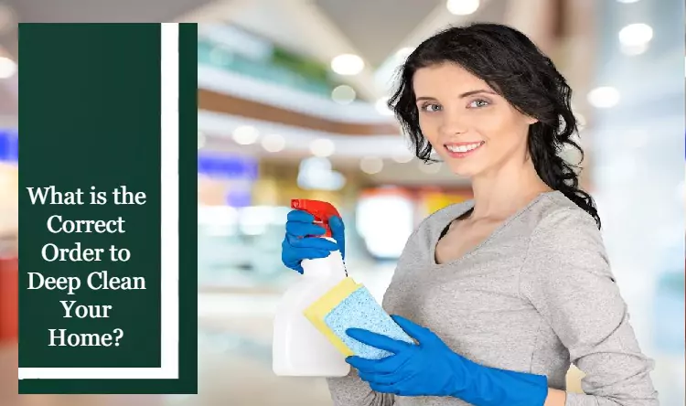 an cleaning expert in Perth is focusing on following the correct cleaning order